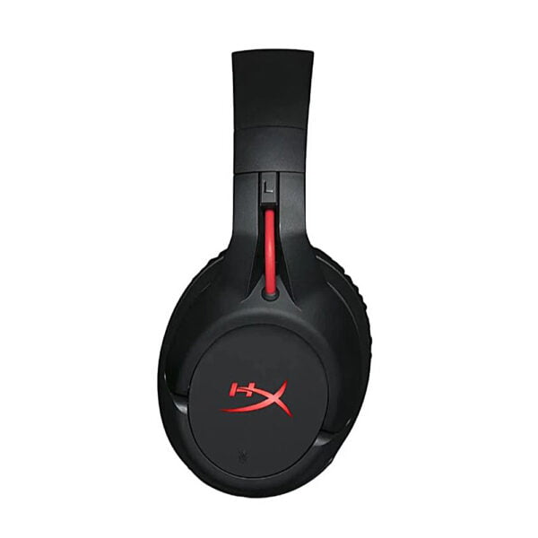 auriculares hyperx cloud flight vistos desde el lado izquierdo